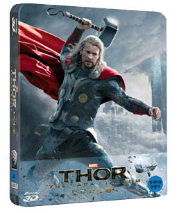 Blu-Ray]Thor: The Dark World 2D+3D Steelbook 1/4 Slip 300copies LE (Kimchidvd Exclusive No.8) / Blu-Ray]토르: 다크 월드 2D + 3D 콤보팩 스틸북 한정판 (Kimchidvd Exclusive No.8) 쿼터슬립