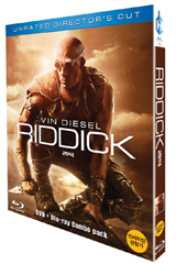Blu-Ray]Riddick, 2013 Unrated Director`s Cut  [BD + DVD] / Blu-Ray]리딕 2013 무삭제감독판 [BD + DVD]
