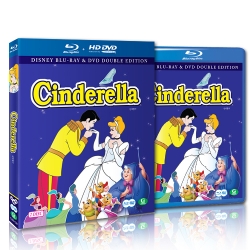 Blu-Ray]Cinderella - 2DISC (1Blu-ray + 1DVD)  / Blu-Ray]신데렐라 - 2DISC (블루레이/DVD플레이어모두실행가능) 