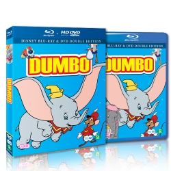 Blu-Ray]Dumbo - 2DISC (1Blu-ray + 1DVD)  / Blu-Ray]덤보 - 2DISC (블루레이/DVD플레이어모두실행가능)