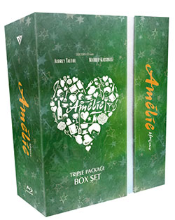 Blu-Ray]Amelie (Le Fabuleux Destin d'Amélie Poulain) Steelbook Special Package Boxset (Kimchidvd Exclusive No.10) / Blu-Ray]아멜리에 스틸북 풀슬립 ABC Type 박스 한정판 (무료배송)