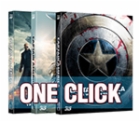 Blu-Ray]Captain America: The Winter Soldier  (2Discs : 2D+3D) One Click Steelbook LE (Kimchidvd Exclusive No.40) / Blu-Ray]캡틴 아메리카 : 윈터 솔져 [2D + 3D] 원클릭 스틸북 한정판 (Kimchidvd Exclusive No.40)(무료배송)