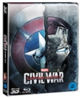 Blu-Ray]Captain America: Civil War (2D+3D) Steelbook + Metal Sticker Limited Edition  / Blu-Ray]캡틴 아메리카: 시빌 워 (2D+3D) 스틸북 한정판 (무료배송)