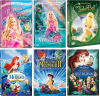 DVD] / DVD]여자아이를 위한 DVD베스트 6종세트(바비:페어리토피아+바비:머메이디아+인어공주1+인어공주2+인어공주3+팅커벨)